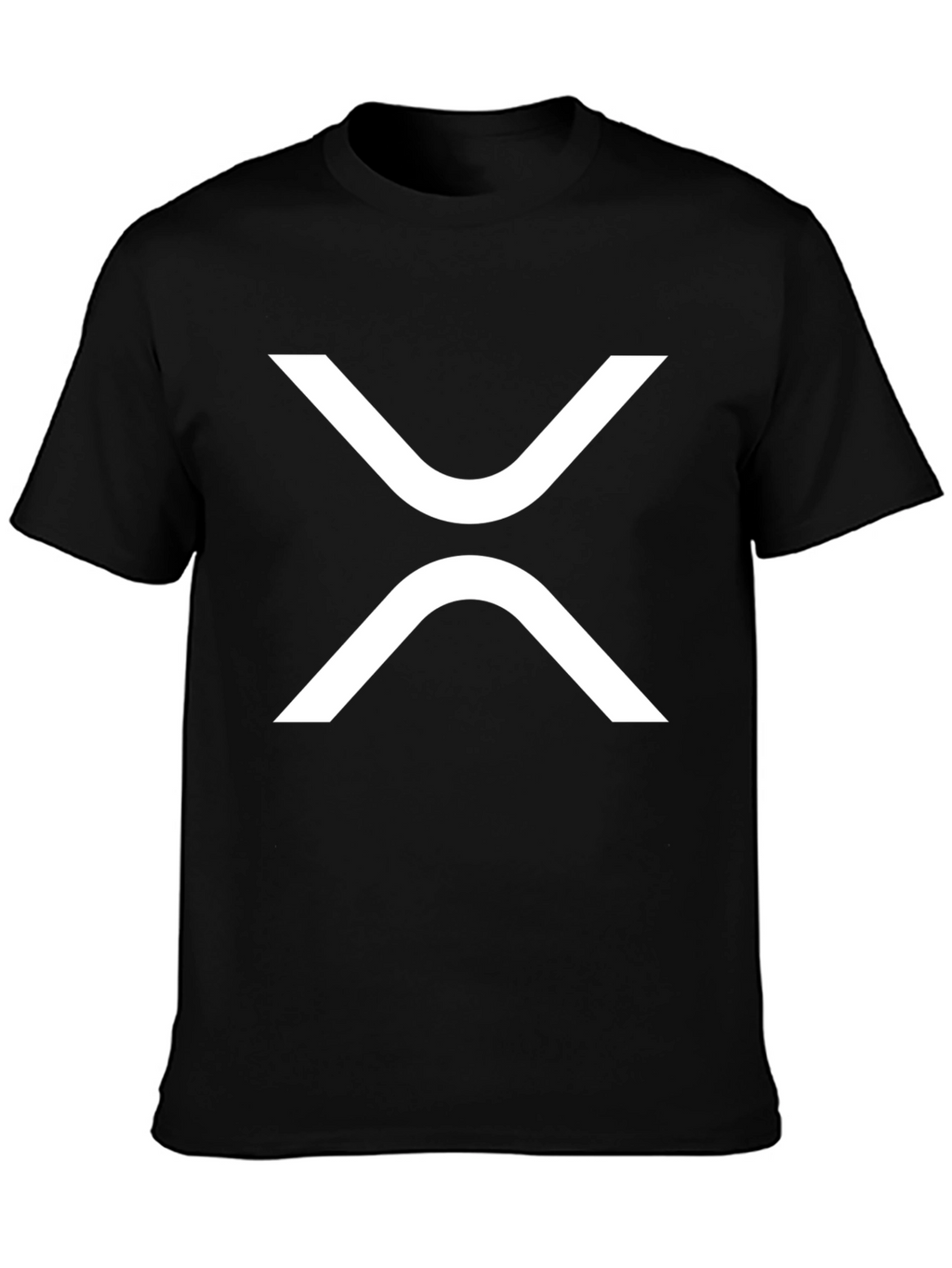 Ripple Crypto Black T-Shirt - Modern Graphic Tee
