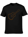 Guitar Graphic Tee - Casual Style