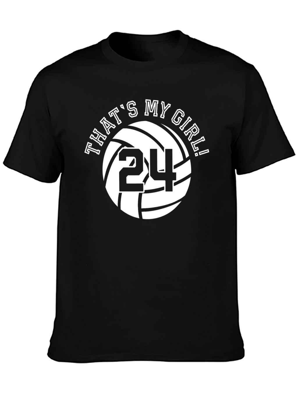 Thats My Girl #24 Volleyball Fan T-Shirt