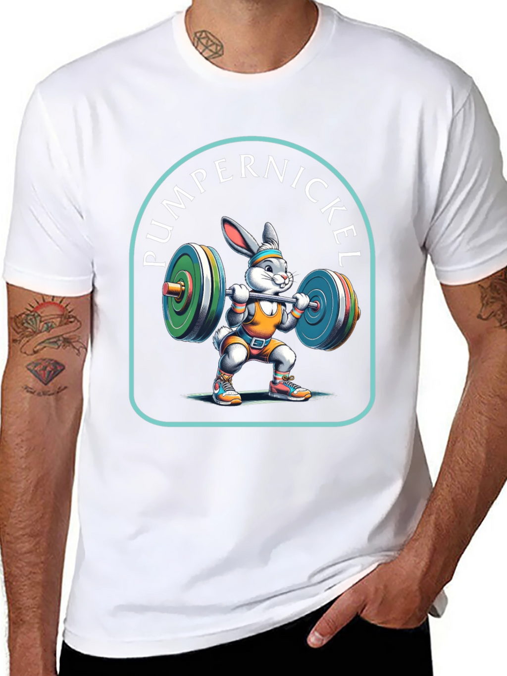 Pumpernickel Gym Bunny T-Shirt