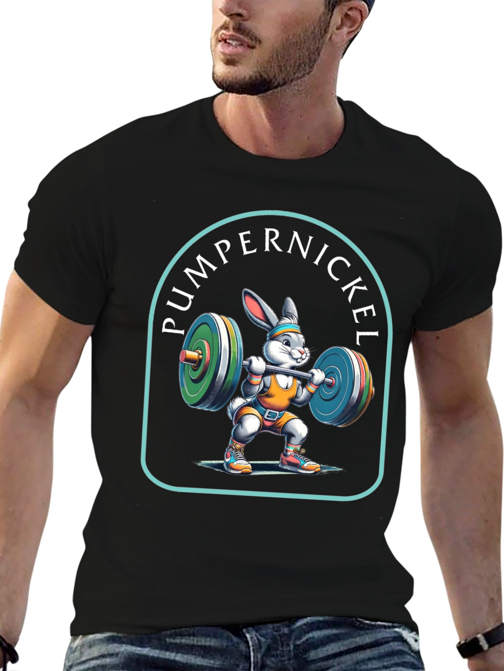 Pumpernickel Gym Bunny T-Shirt