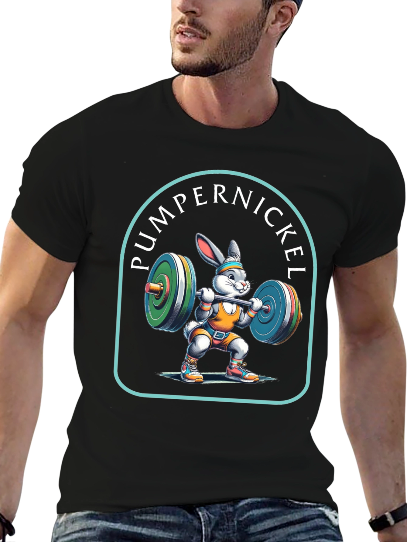 Pumpernickel Gym Bunny T-Shirt