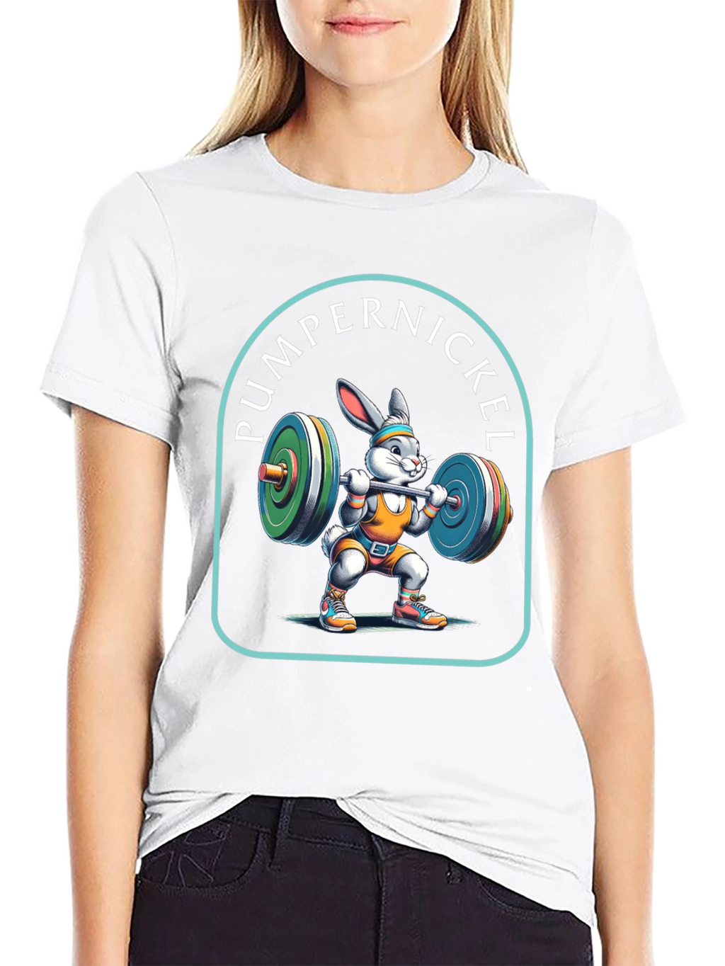 Pumpernickel Gym Bunny T-Shirt