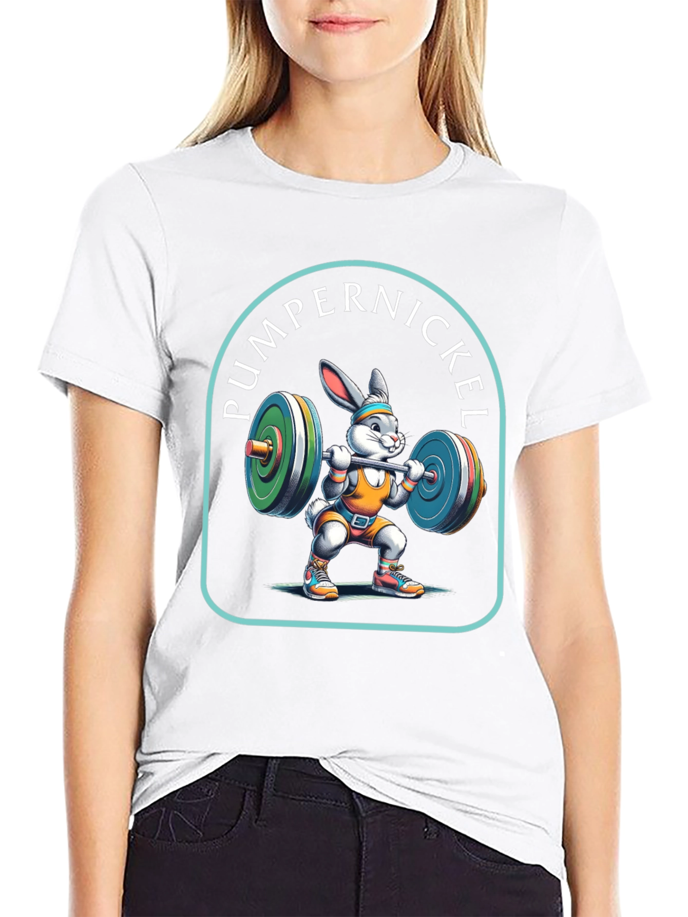 Pumpernickel Gym Bunny T-Shirt