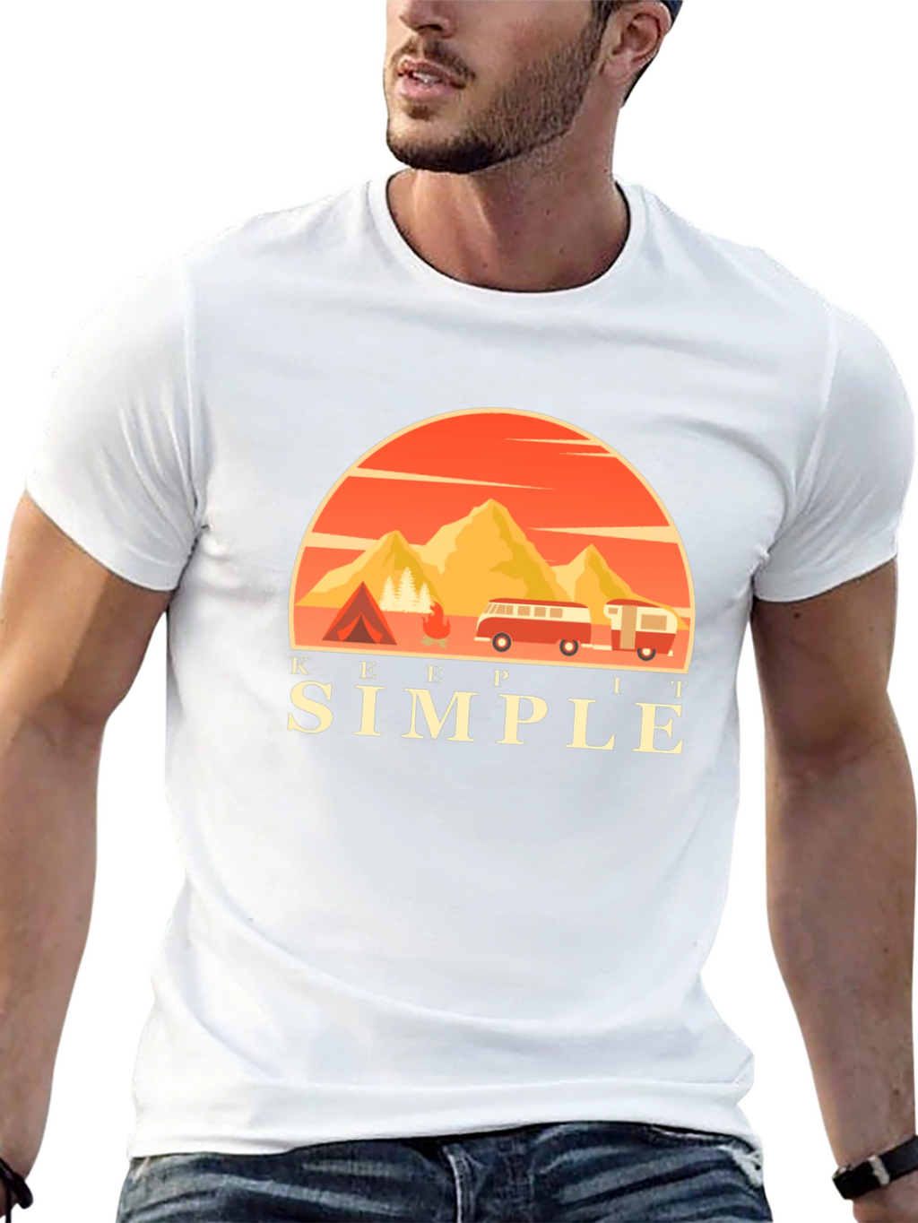 Keep It Simple Camping Adventure T-Shirt