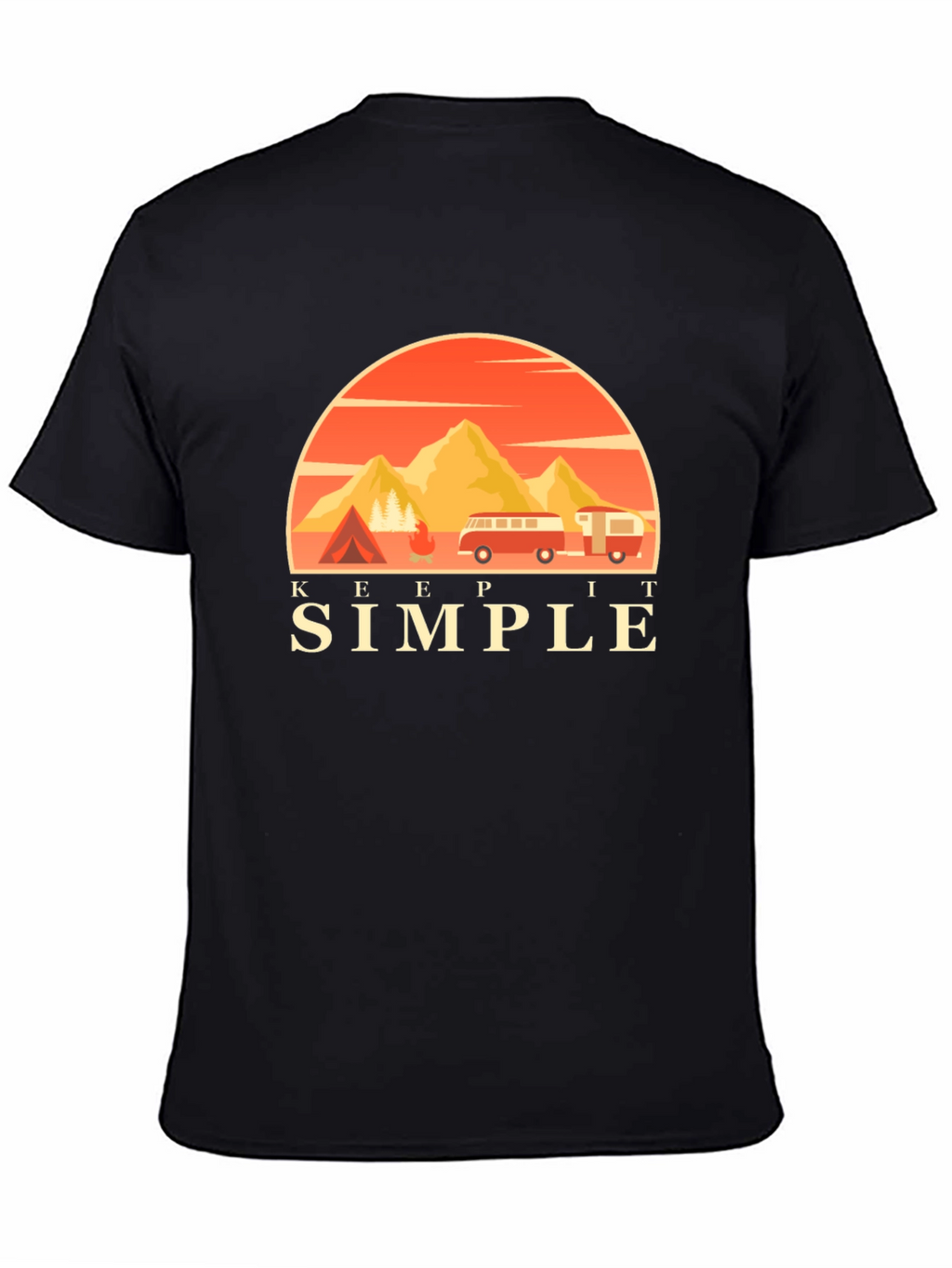 Keep It Simple Camping Adventure T-Shirt