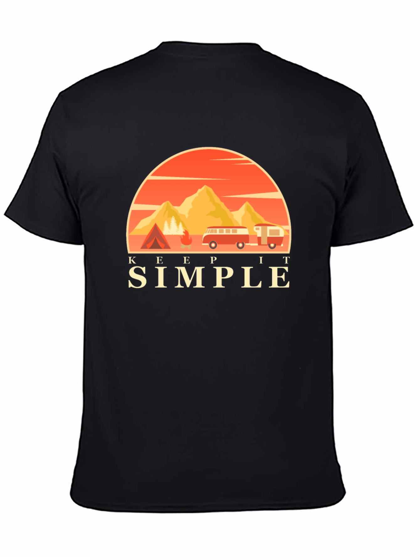 Keep It Simple Camping Adventure T-Shirt