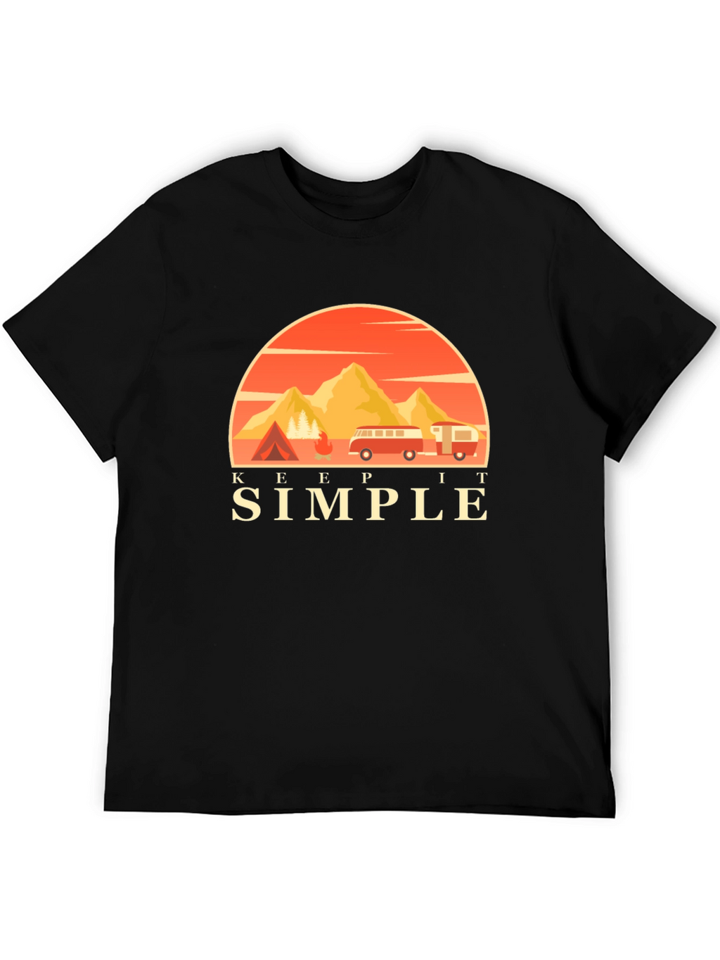 Keep It Simple Camping Adventure T-Shirt
