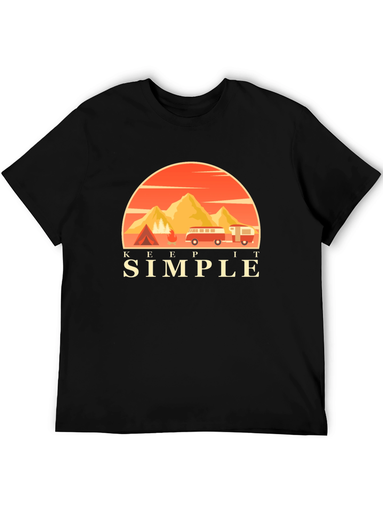Keep It Simple Camping Adventure T-Shirt