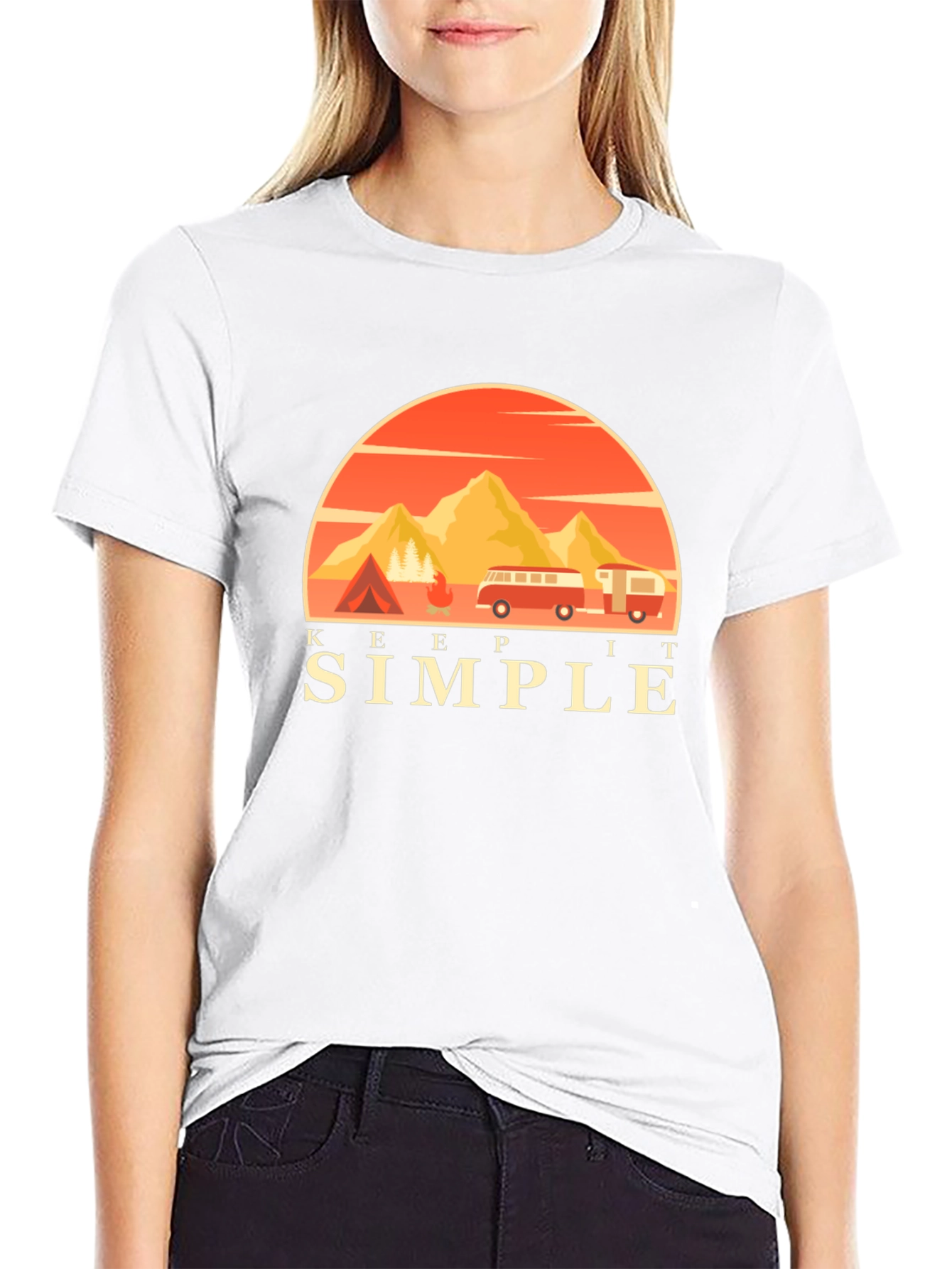 Keep It Simple Camping Adventure T-Shirt