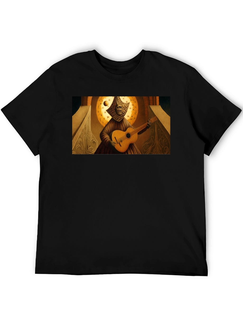 Unique Artistic Guitarist T-Shirt
