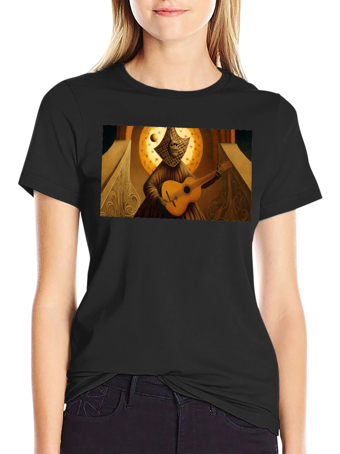 Unique Artistic Guitarist T-Shirt