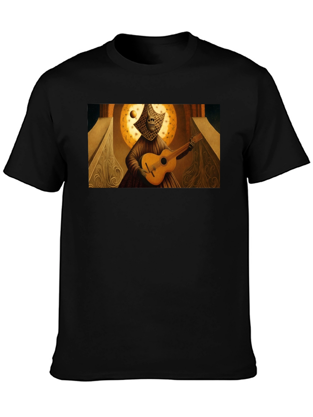 Unique Artistic Guitarist T-Shirt