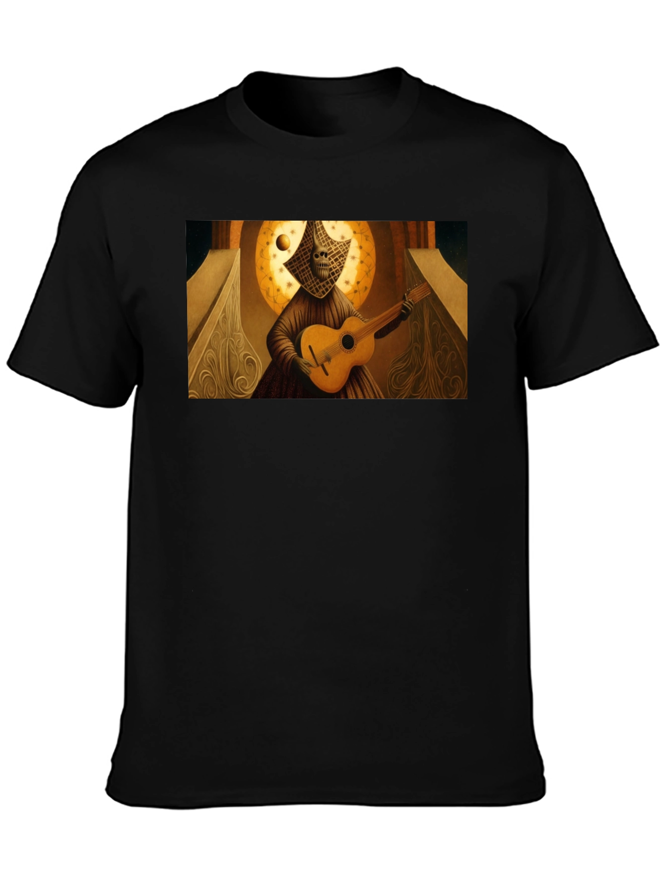 Unique Artistic Guitarist T-Shirt