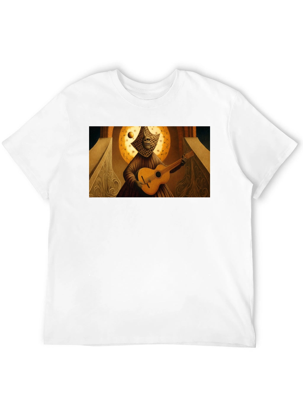 Unique Artistic Guitarist T-Shirt