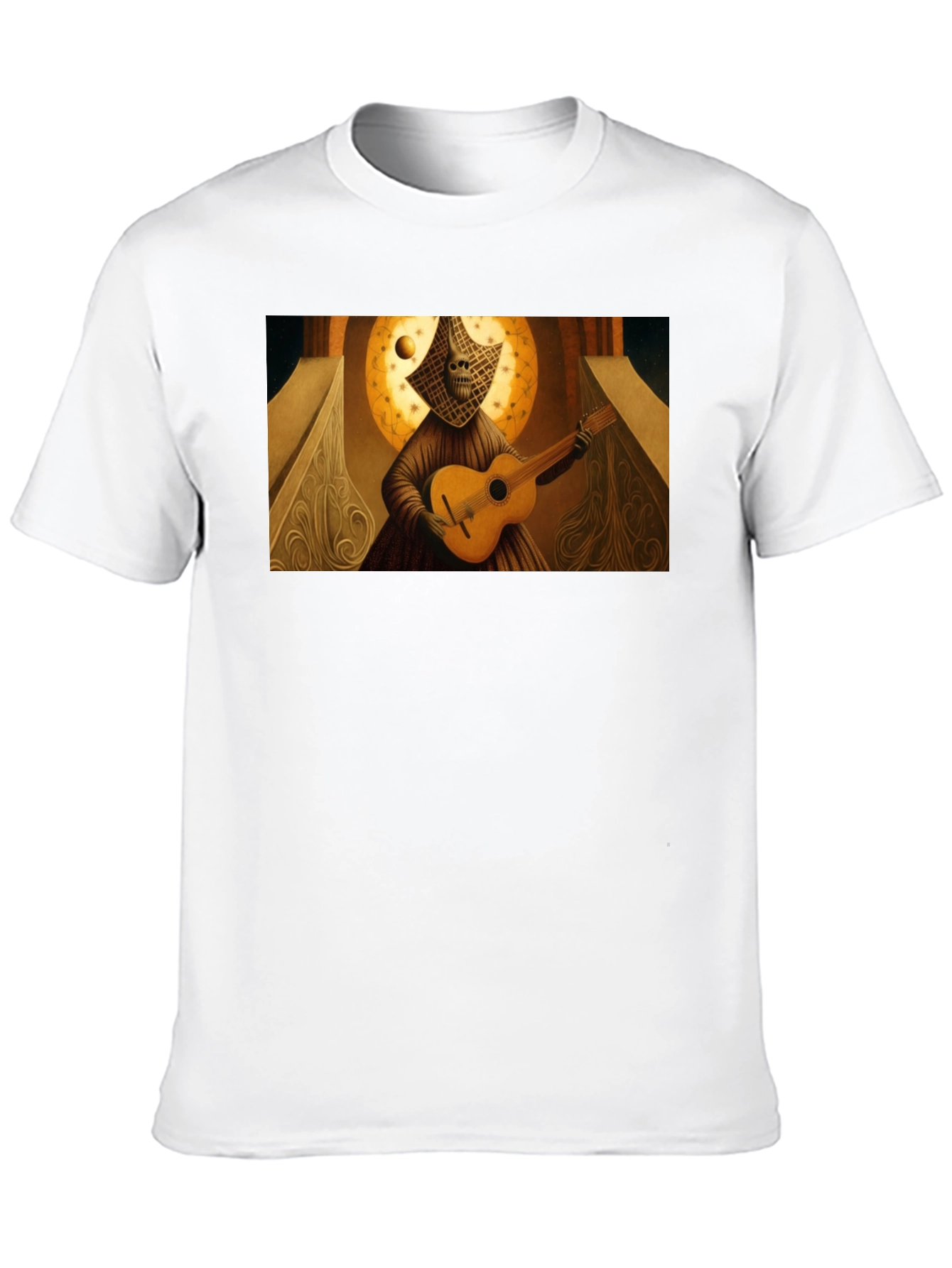 Unique Artistic Guitarist T-Shirt