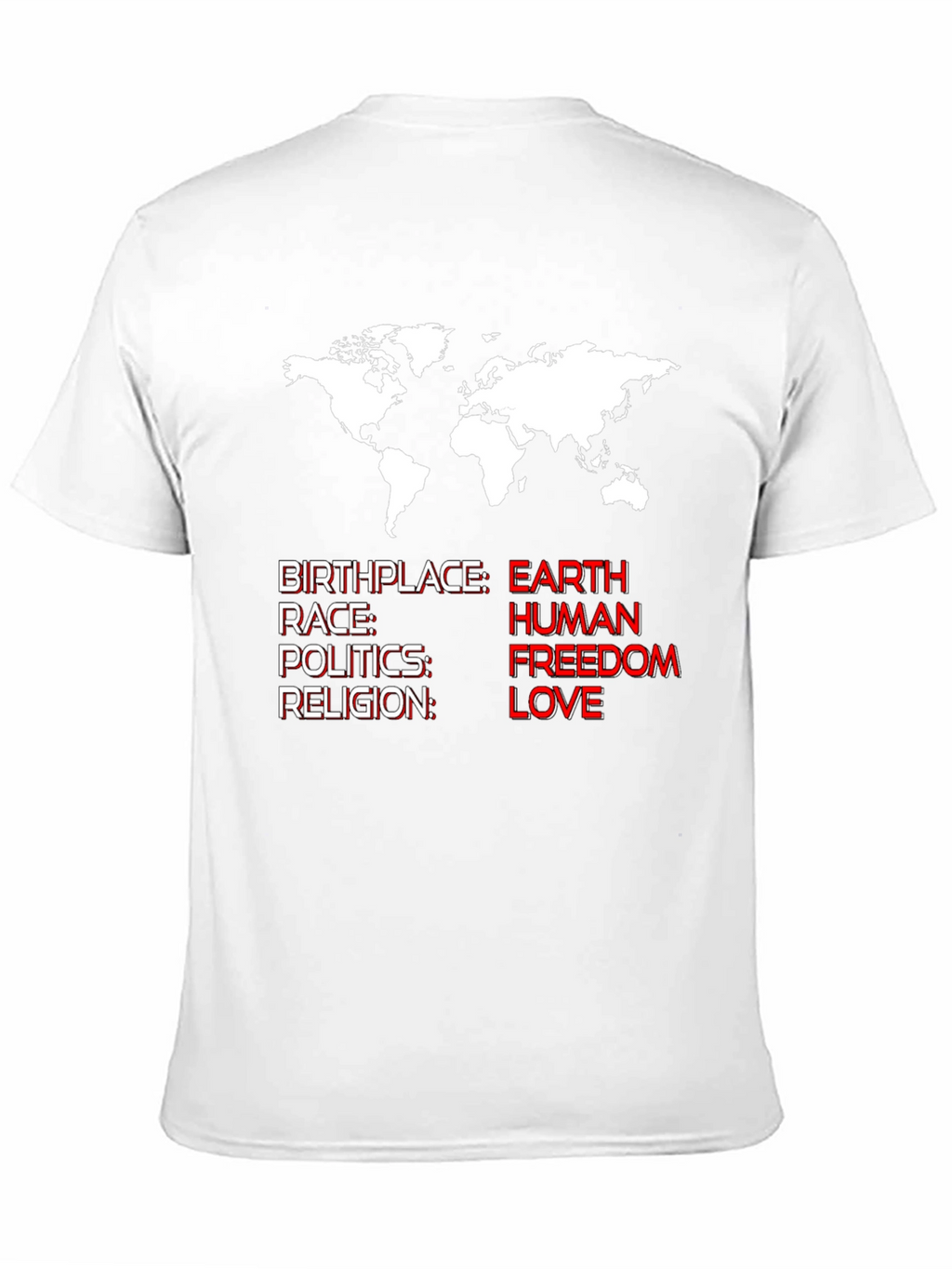 Earth Human Freedom Love T-Shirt