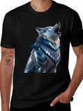 Wolf Graphic T-Shirt - Artistic Design