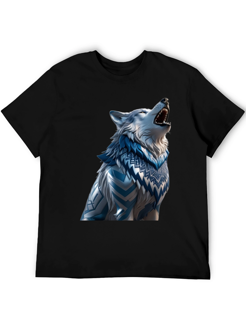 Wolf Graphic T-Shirt - Artistic Design