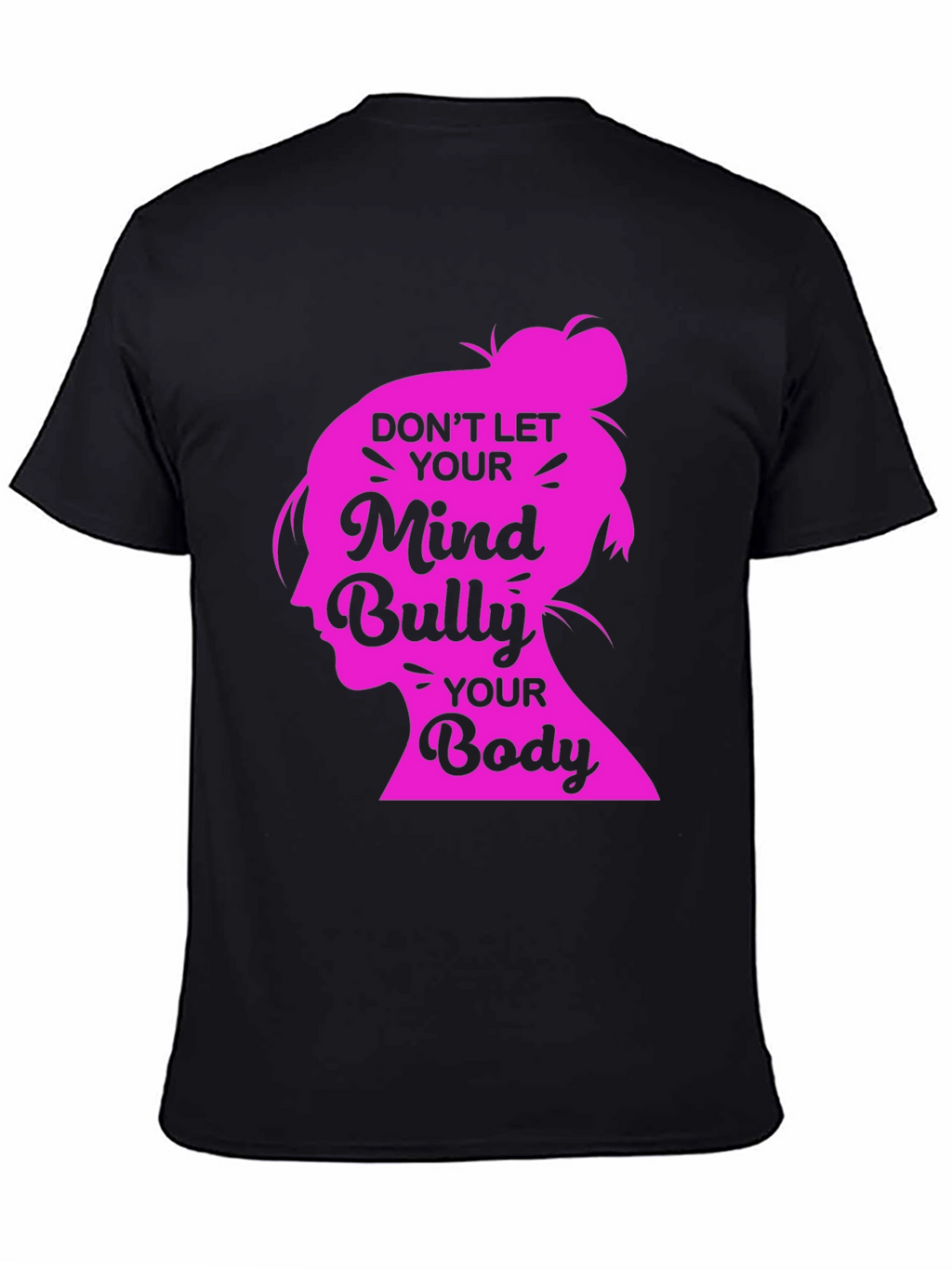Mind and Body Positive Black T-Shirt