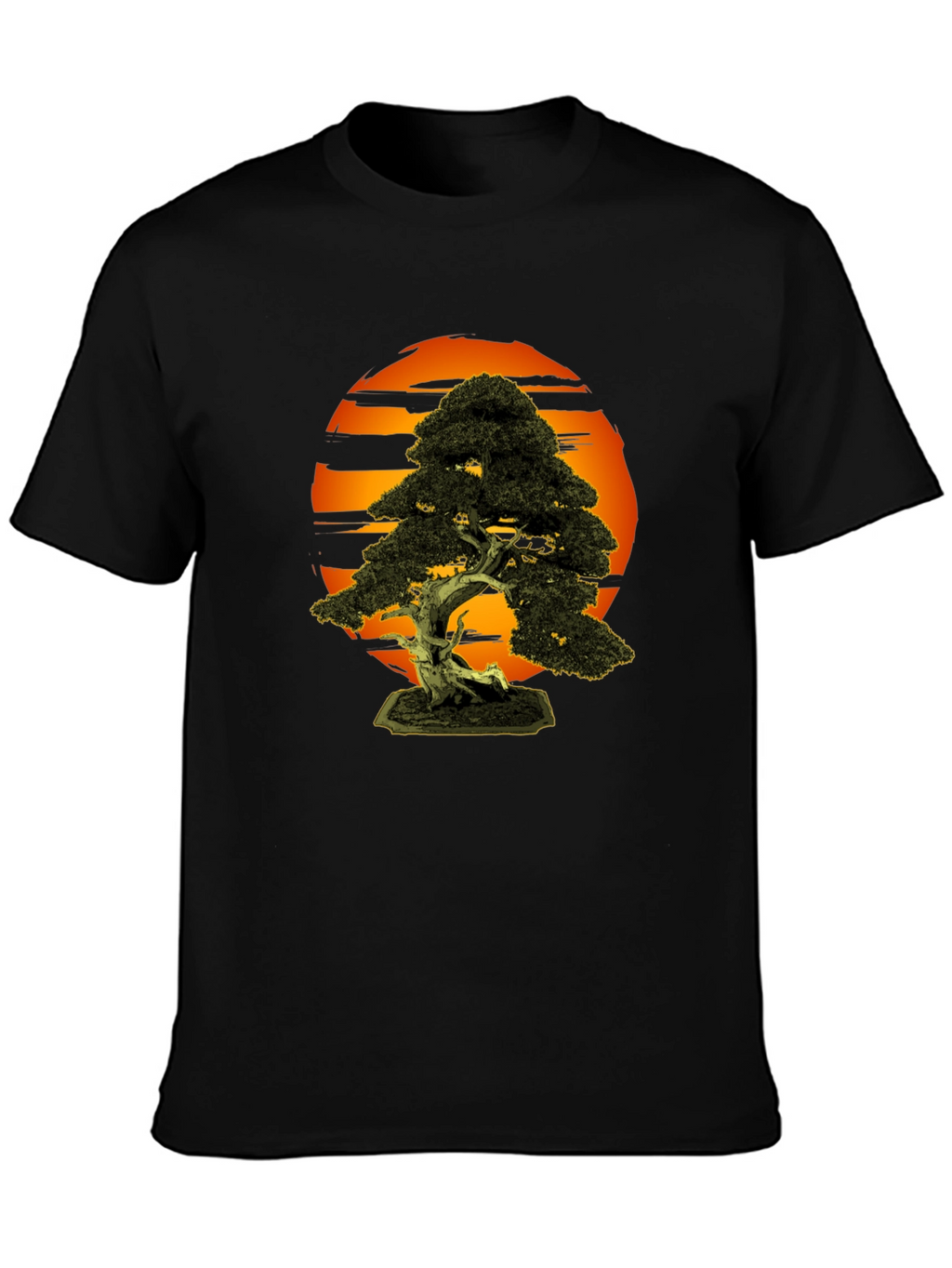 Bonsai Tree T-Shirt - Artistic Nature Design