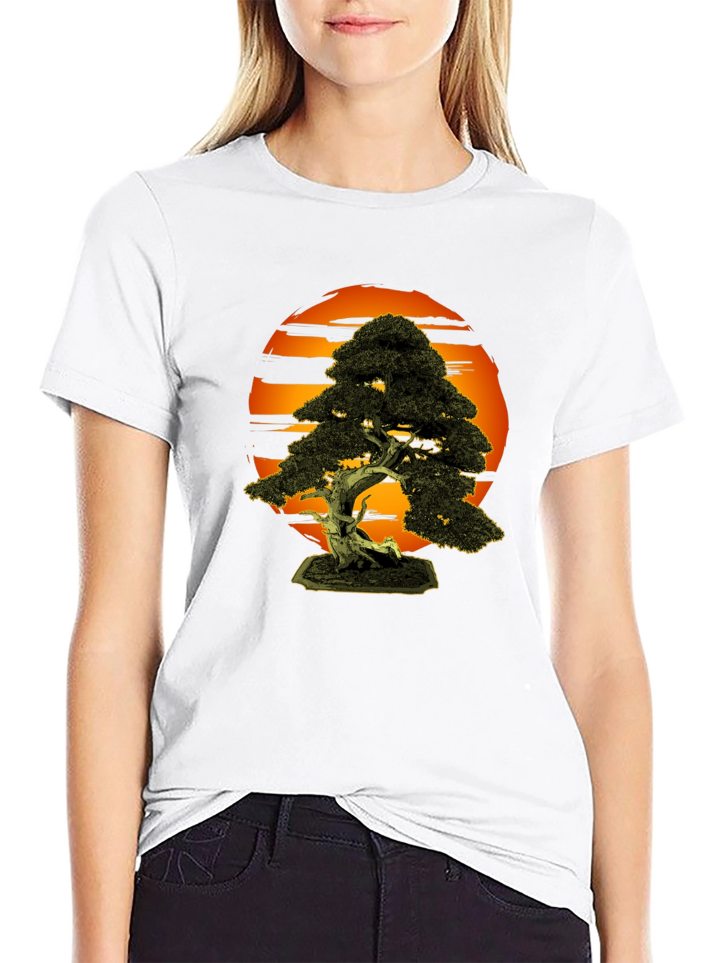 Bonsai Tree T-Shirt - Artistic Nature Design