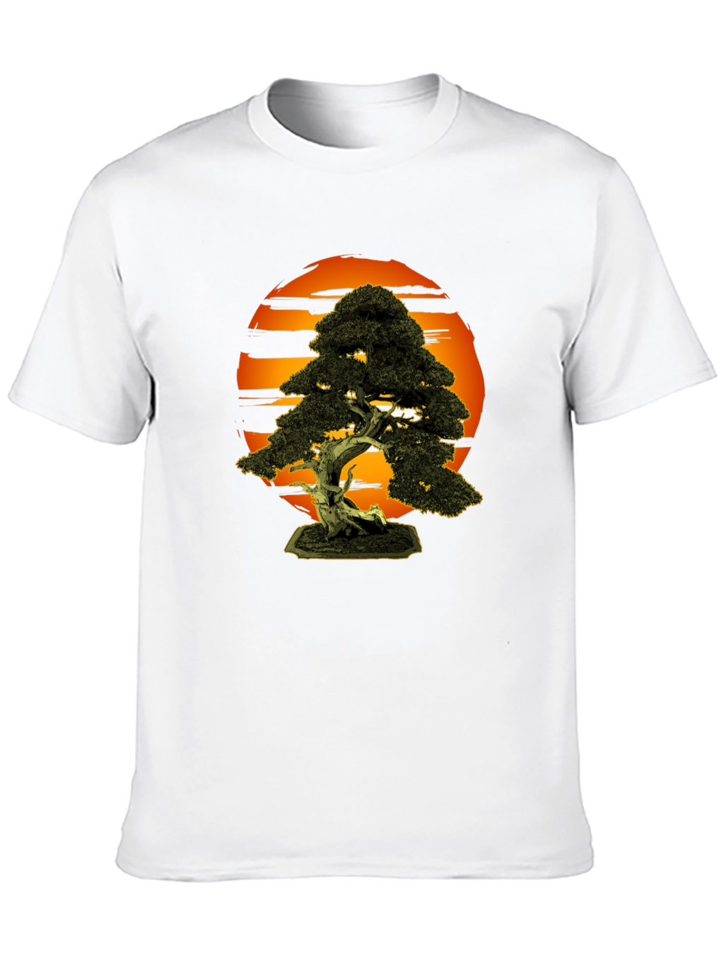Bonsai Tree T-Shirt - Artistic Nature Design