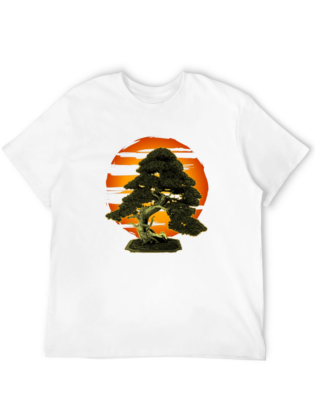 Bonsai Tree T-Shirt - Artistic Nature Design
