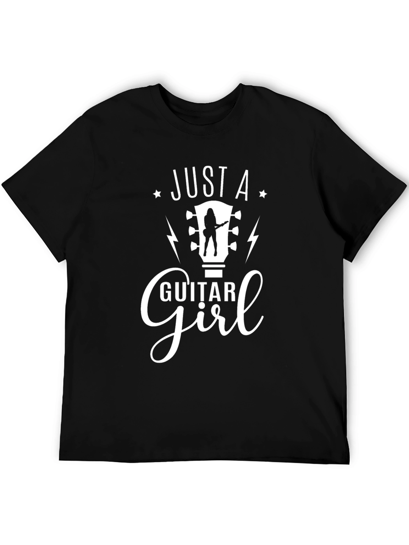 Just a Guitar Girl Graphic Tee