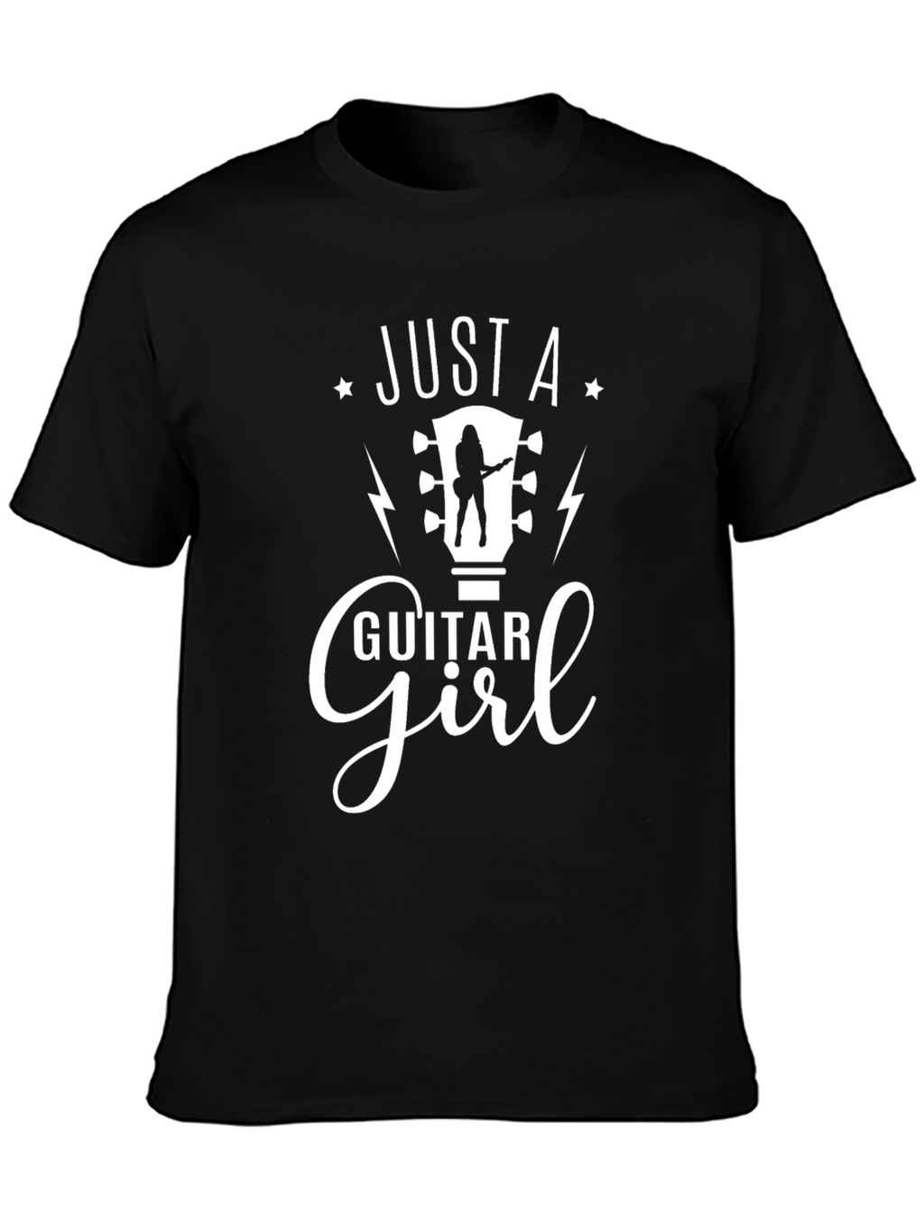 Just a Guitar Girl Graphic Tee