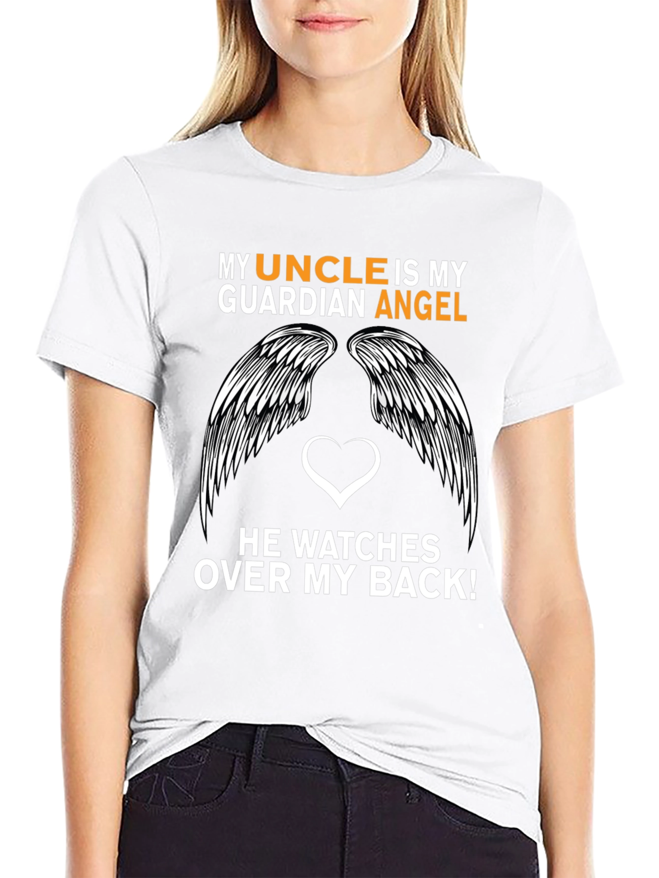 My Uncle is My Guardian Angel T-Shirt