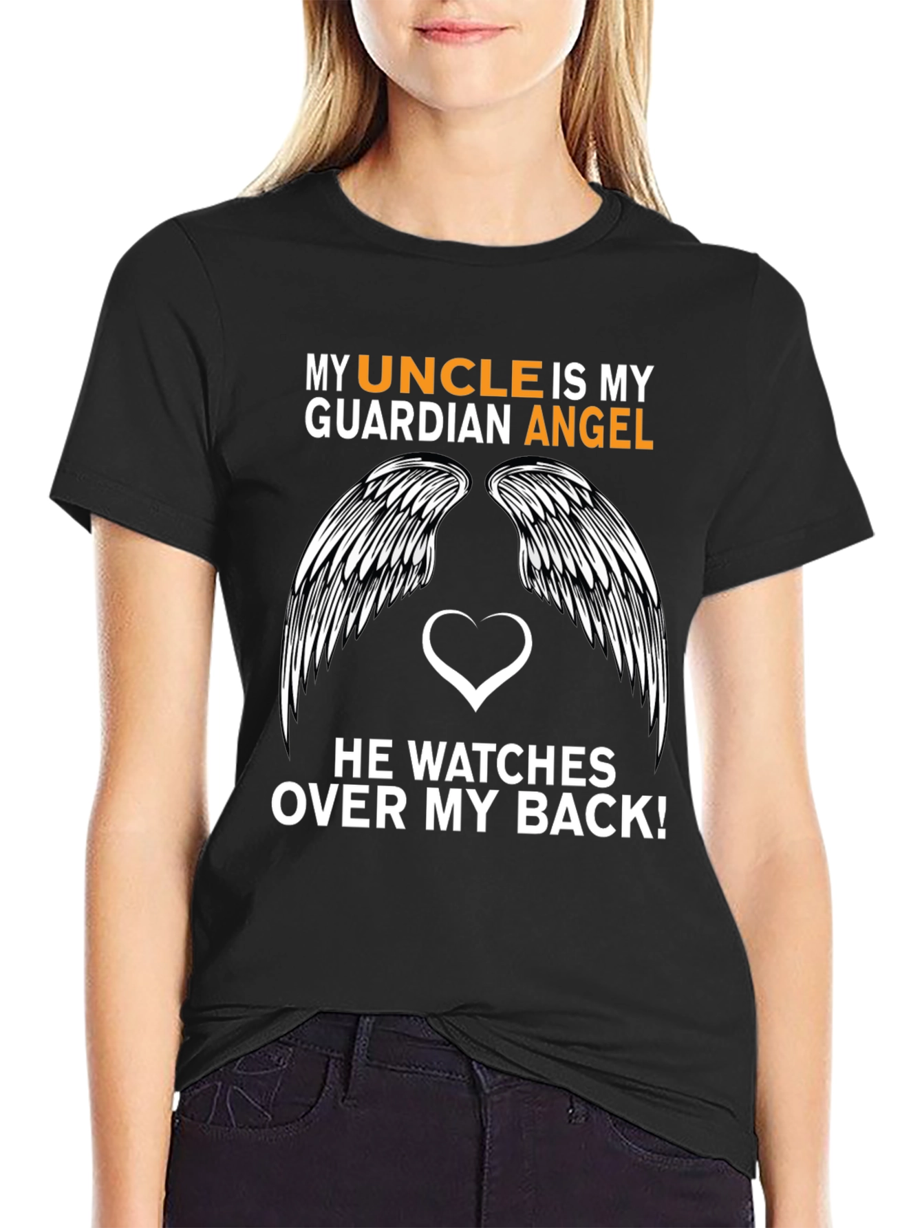 My Uncle is My Guardian Angel T-Shirt