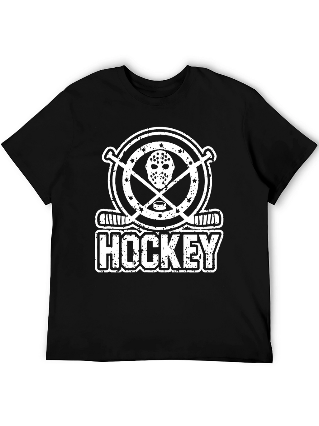 Hockey Graphic T-Shirt - Sporty Black Tee