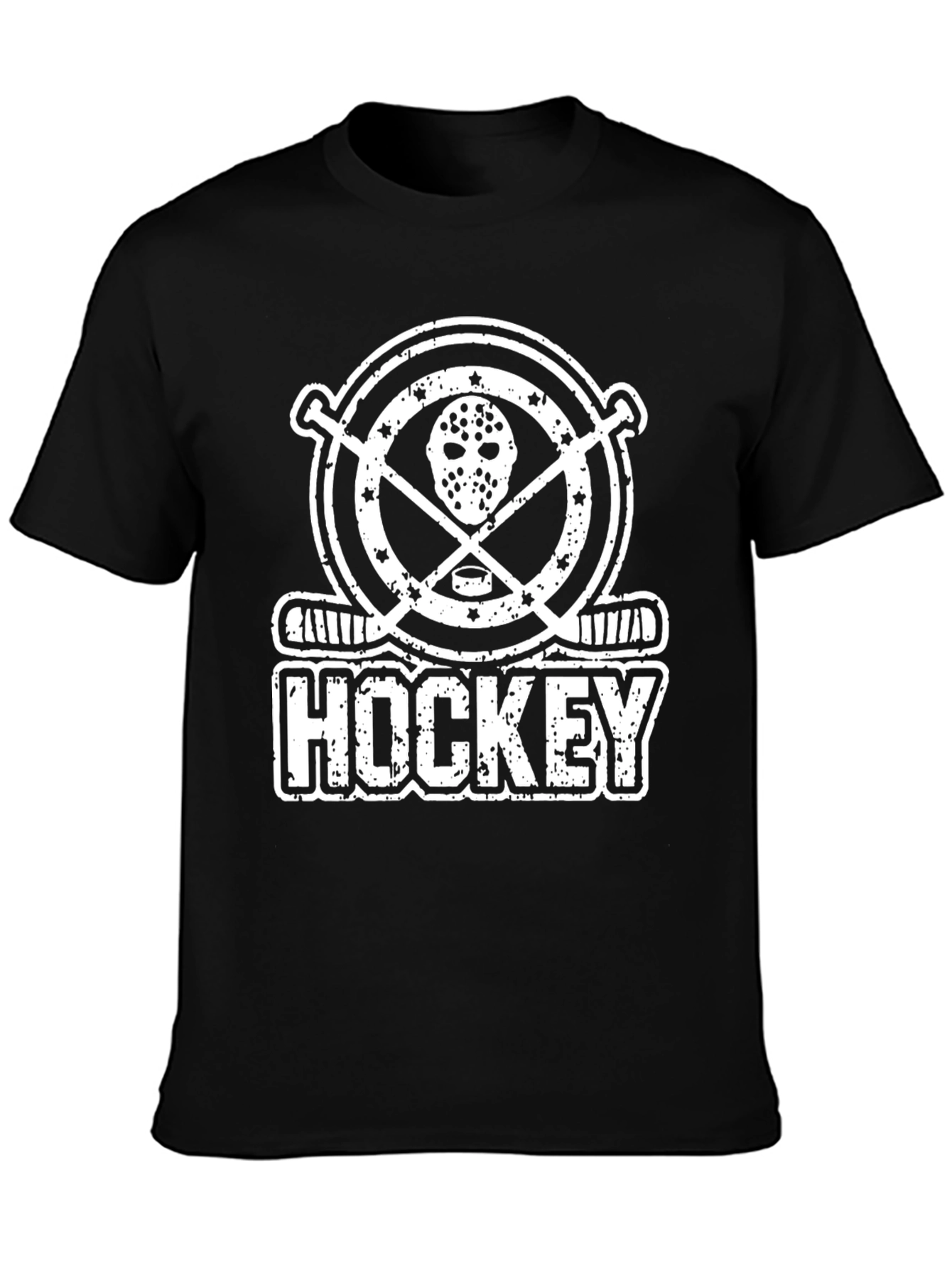 Hockey Graphic T-Shirt - Sporty Black Tee