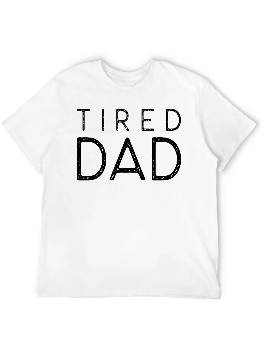 Tired Dad Black Graphic Tee