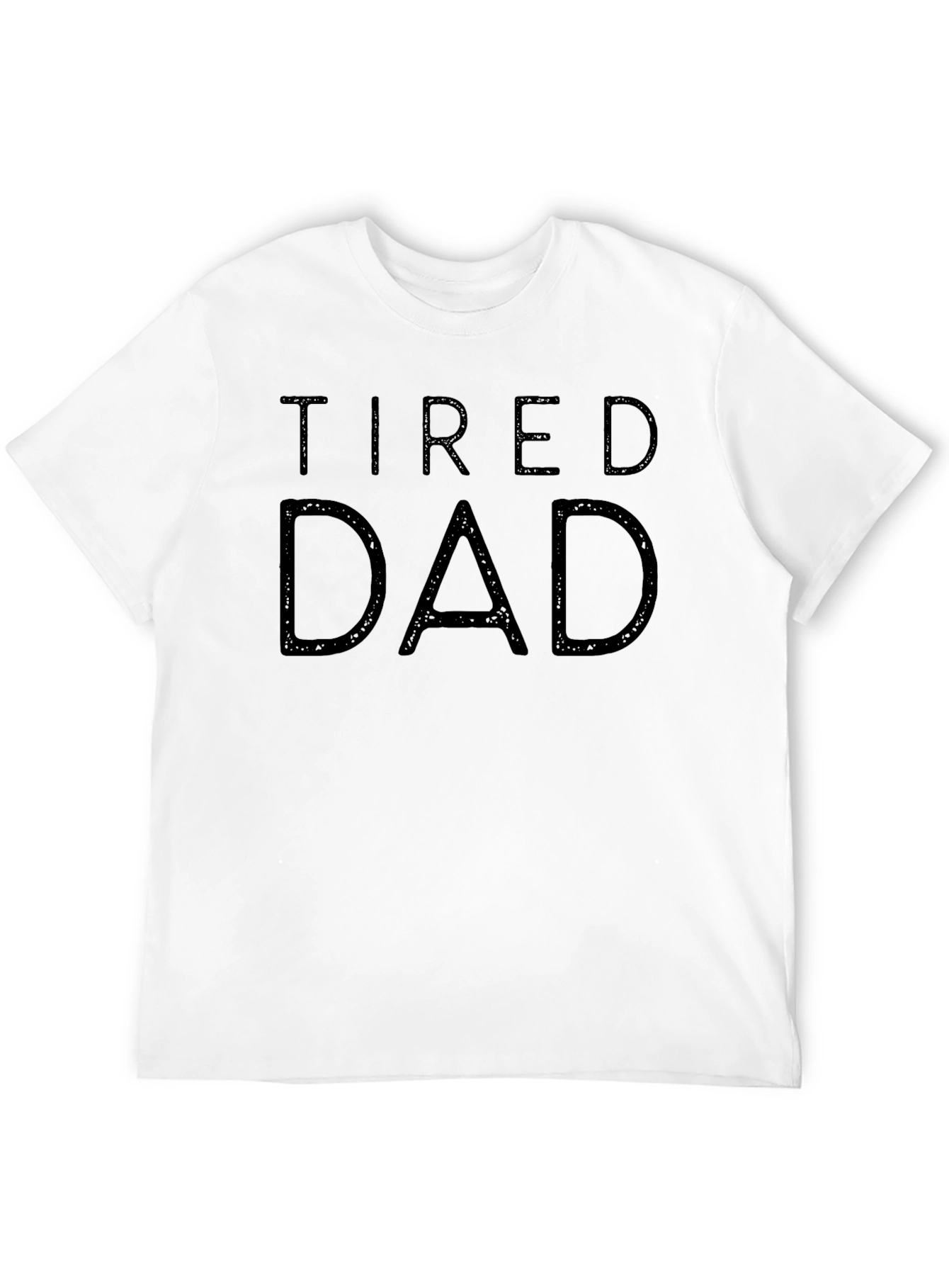 Tired Dad Black Graphic Tee