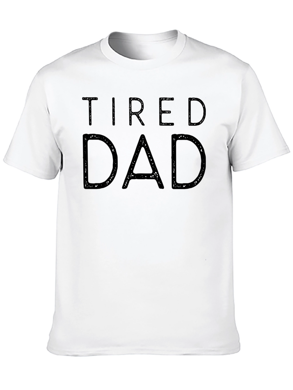 Tired Dad Black Graphic Tee