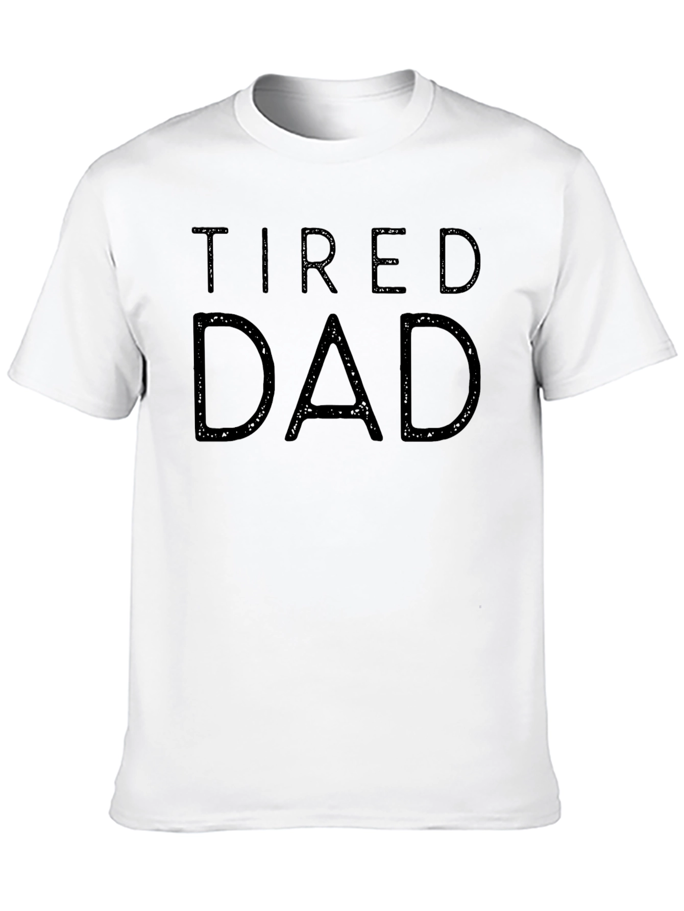 Tired Dad Black Graphic Tee