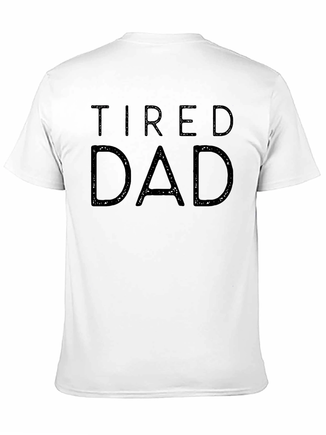 Tired Dad Black Graphic Tee