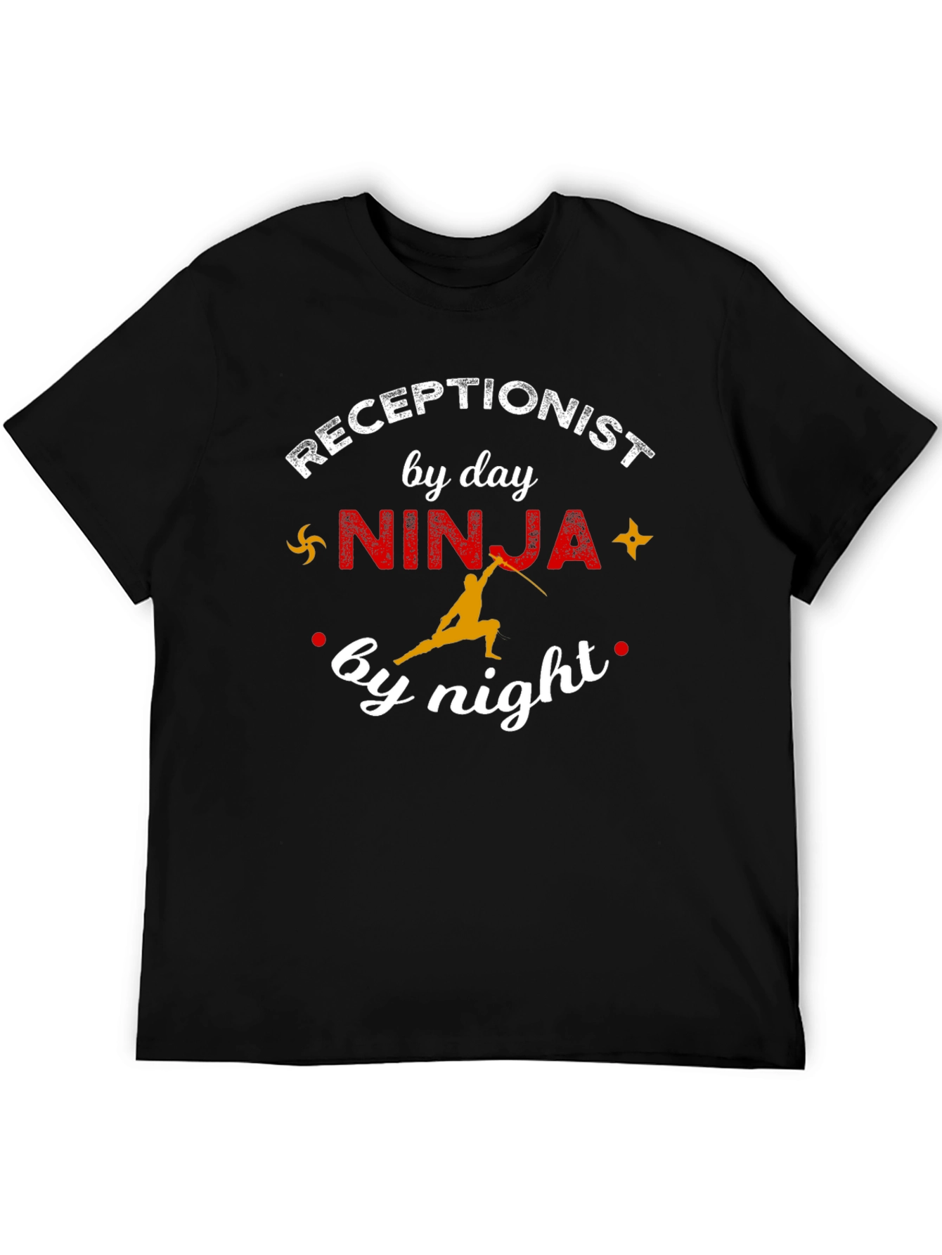 Receptionist Ninja Graphic T-Shirt