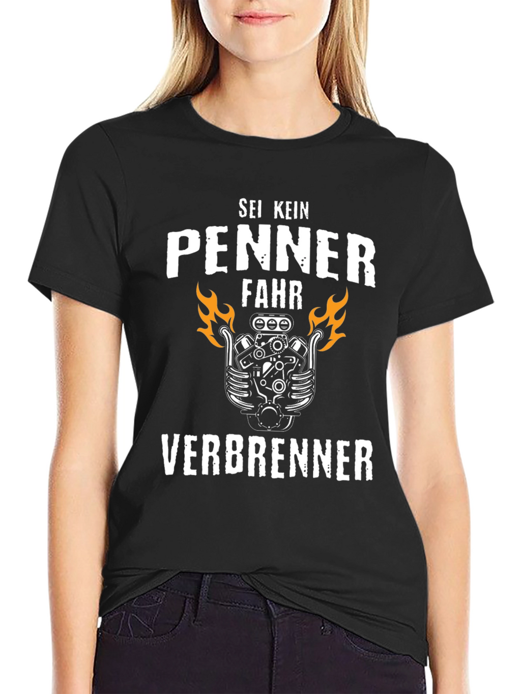 Sei Kein Penner Fahr Verbrenner Graphic T-Shirt