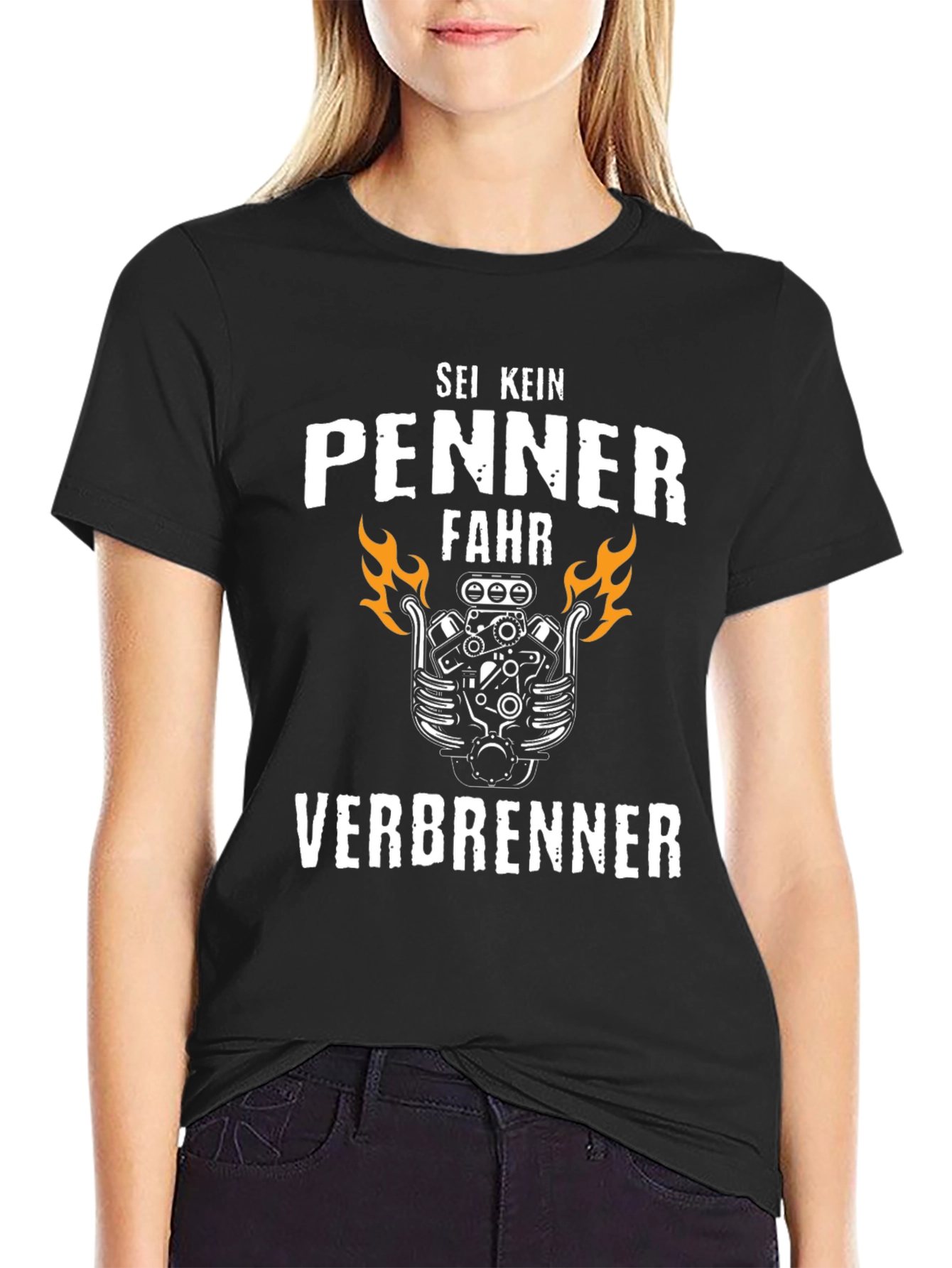 Sei Kein Penner Fahr Verbrenner Graphic T-Shirt