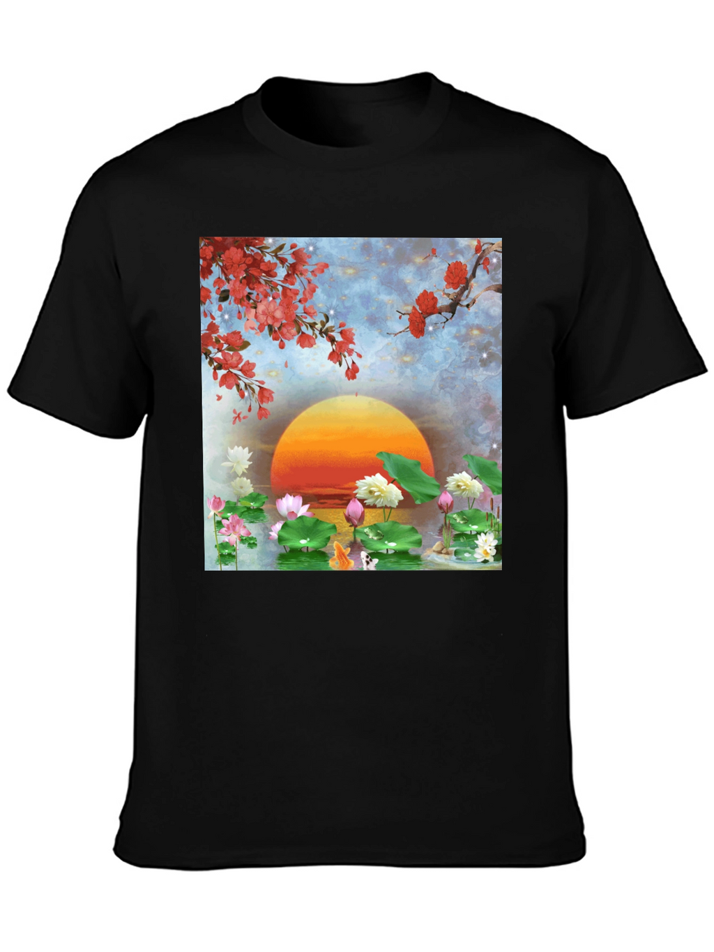 Lotus Sunset Graphic Tee