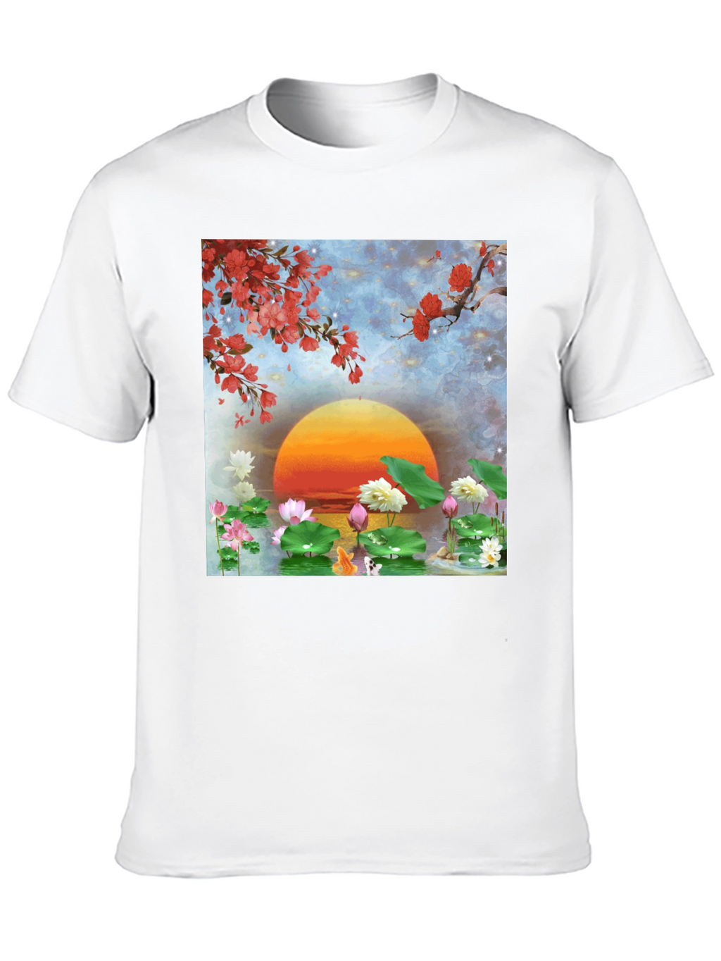 Lotus Sunset Graphic Tee