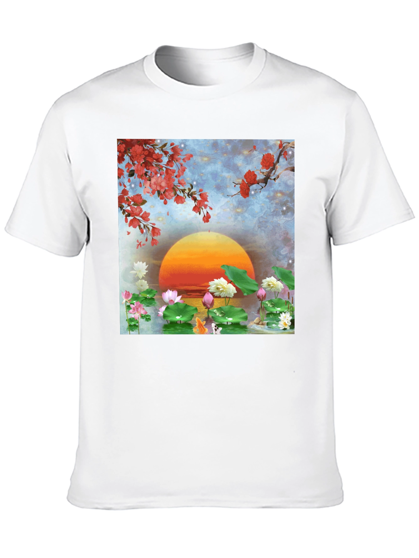 Lotus Sunset Graphic Tee