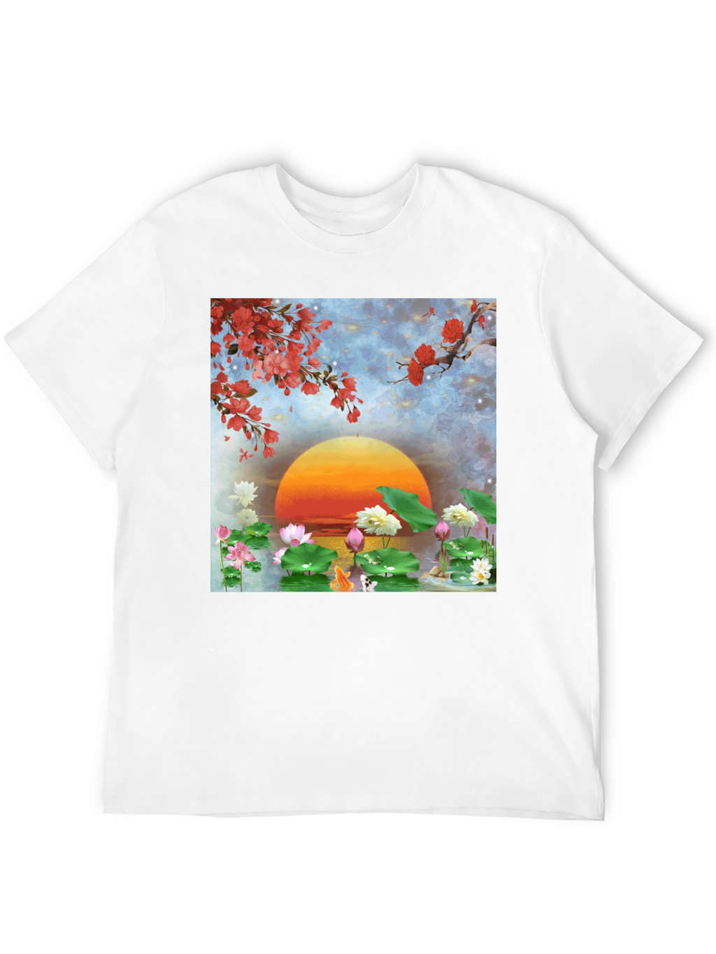 Lotus Sunset Graphic Tee