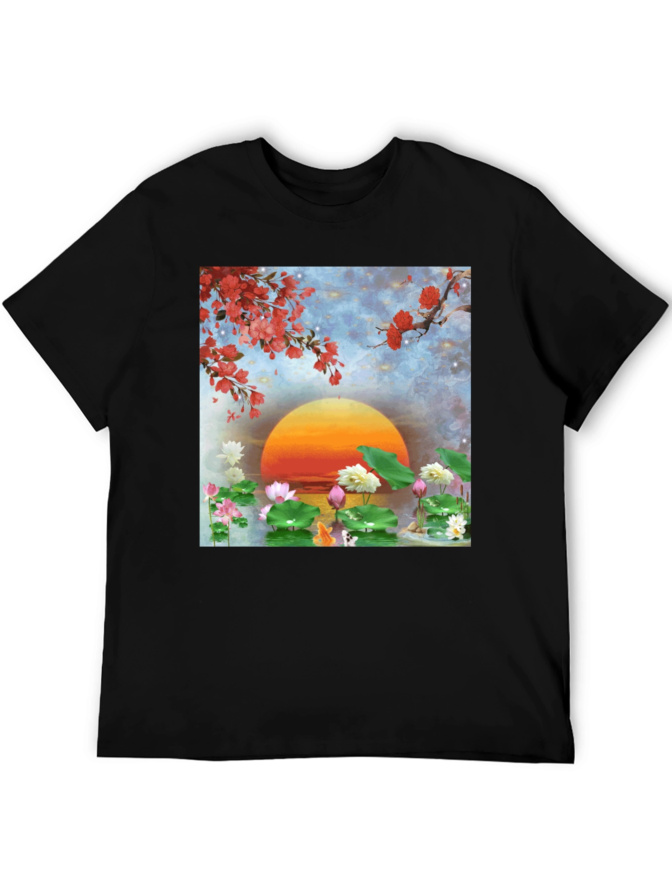 Lotus Sunset Graphic Tee