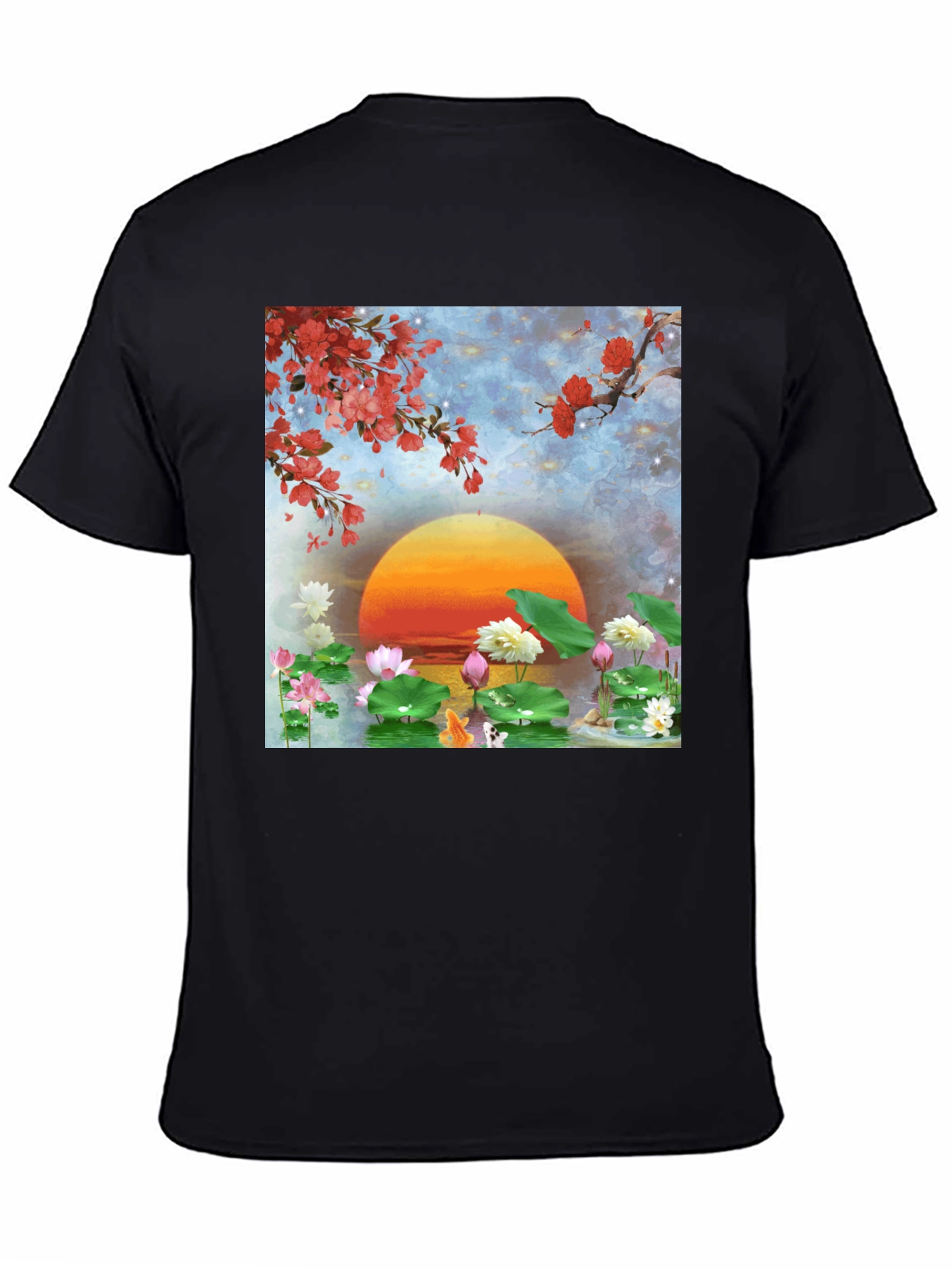 Lotus Sunset Graphic Tee