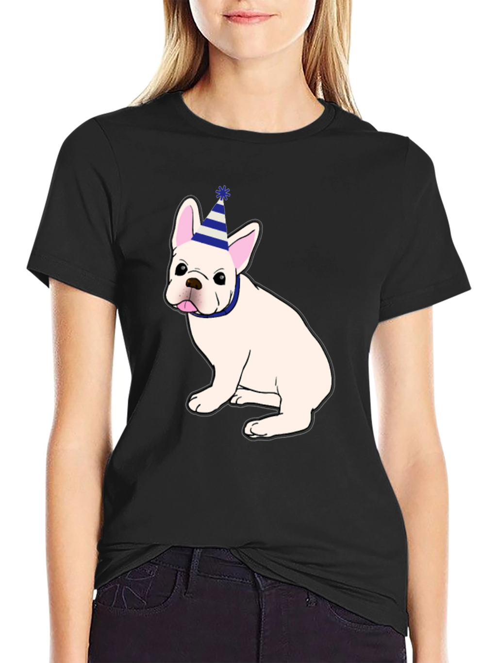 Cute French Bulldog Birthday Party T-Shirt