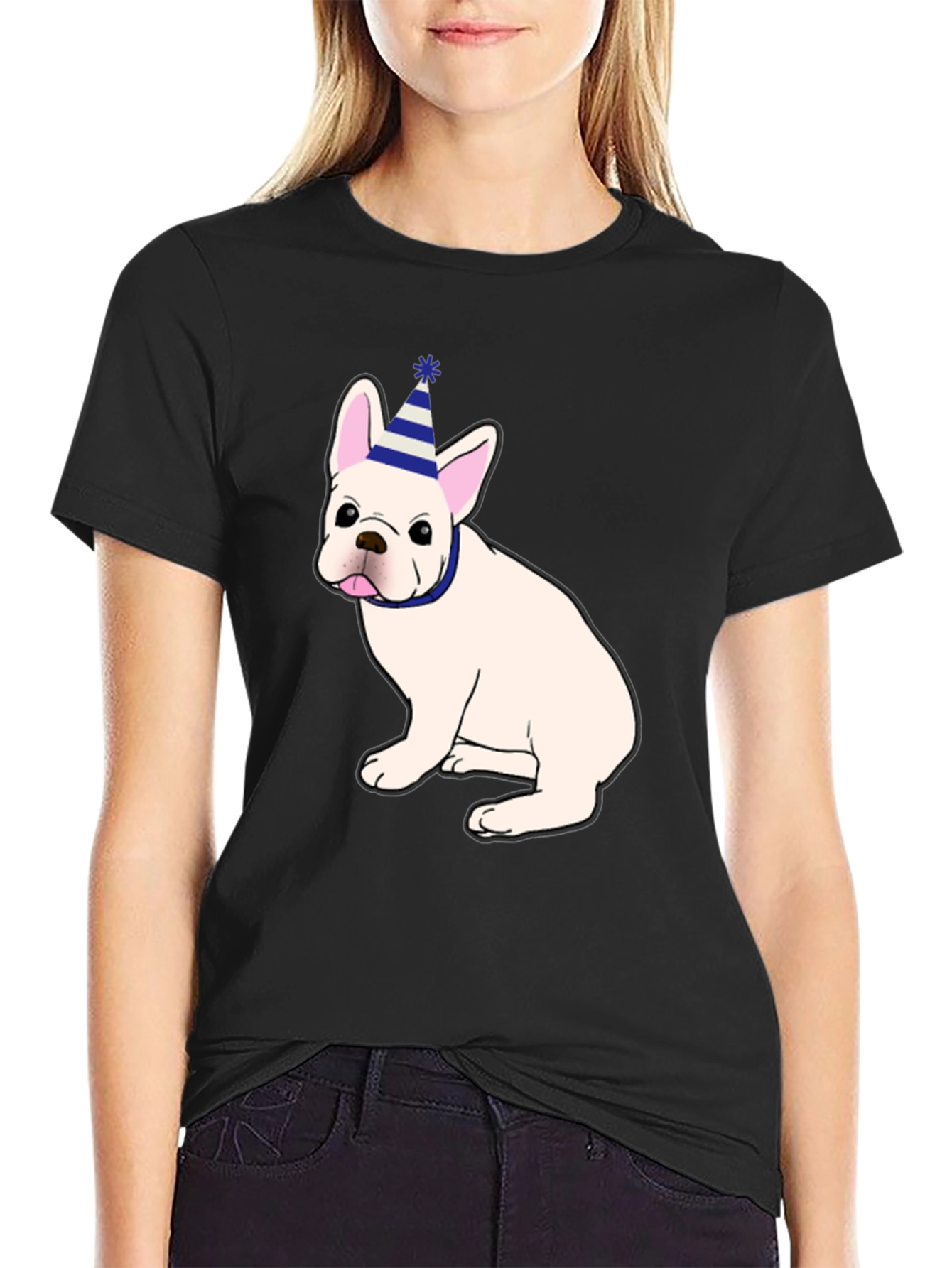 Cute French Bulldog Birthday Party T-Shirt